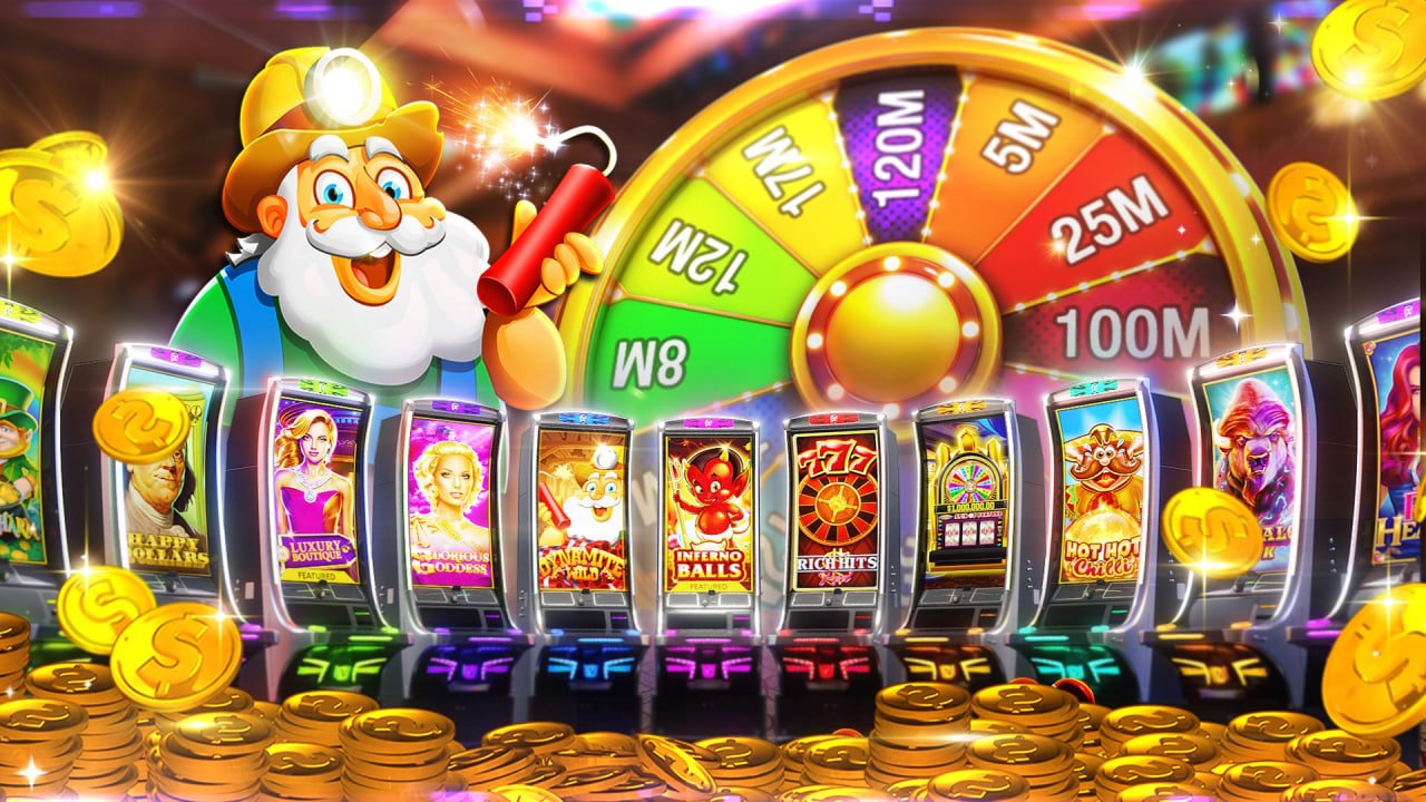 မိုဘိုင်းဖုန်းဖြင့် Slots ဂိမ်းကစားနေသည့် မြင်ကွင်း